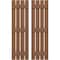Ekena Millwork Americraft 4-Board, 3 Batten Exterior Real Wood Spaced Board-n-Batten Shutters, ARW401SB415X77BTH, PR ARW401SB415X77BTH - alternate 1